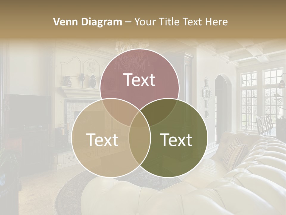 Living Couch Home PowerPoint Template