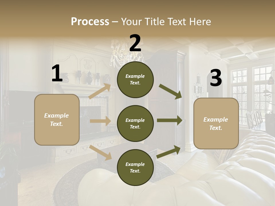 Living Couch Home PowerPoint Template