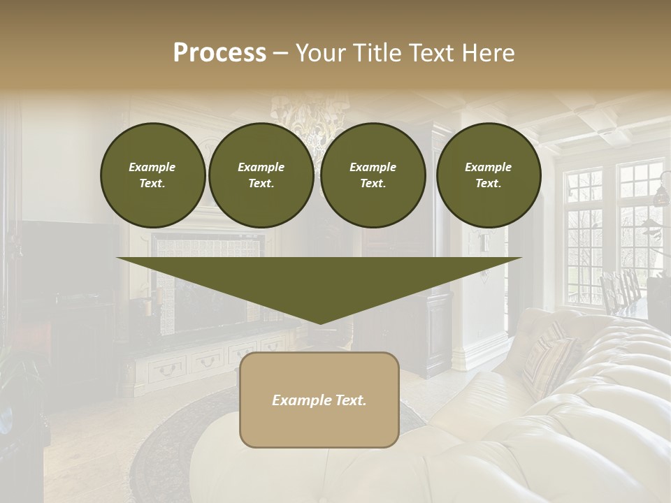 Living Couch Home PowerPoint Template