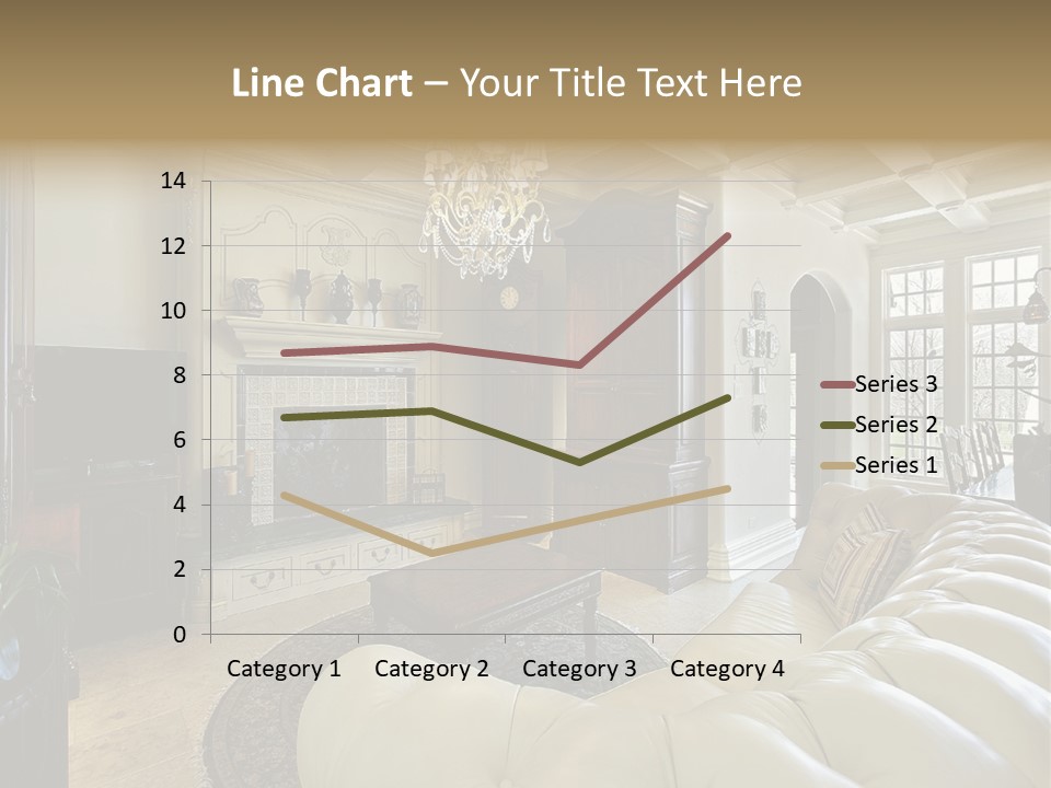 Living Couch Home PowerPoint Template