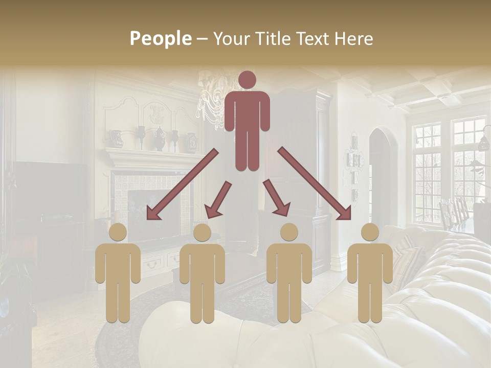 Living Couch Home PowerPoint Template
