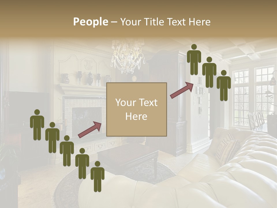 Living Couch Home PowerPoint Template