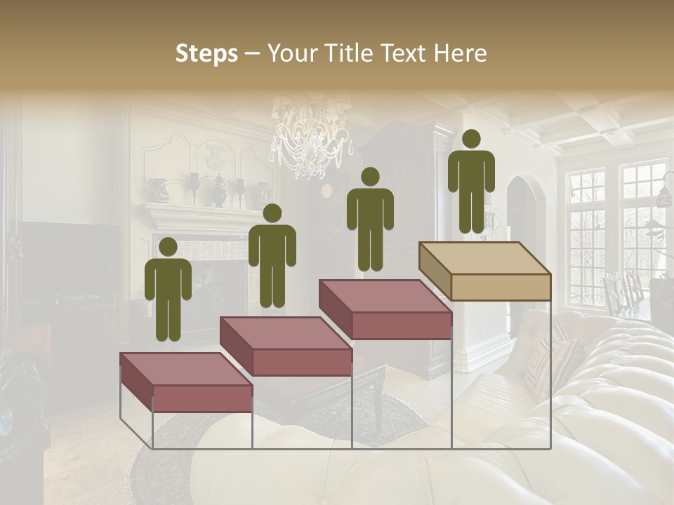 Living Couch Home PowerPoint Template