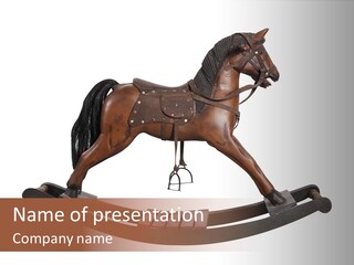 Wood Pony Vintage PowerPoint Template