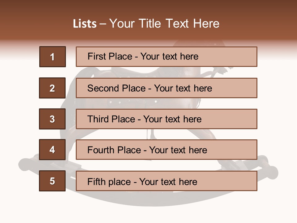 Wood Pony Vintage PowerPoint Template