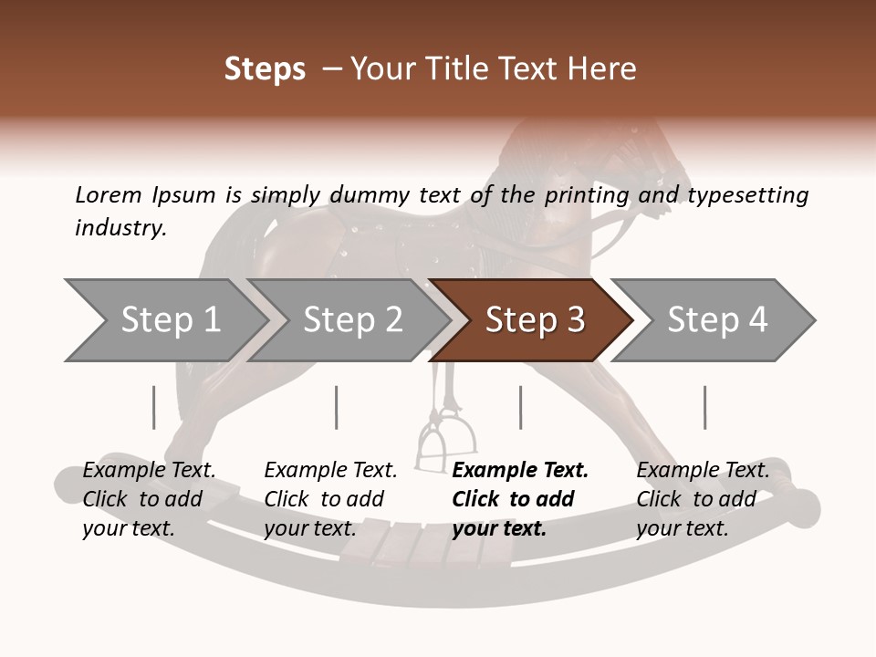 Wood Pony Vintage PowerPoint Template