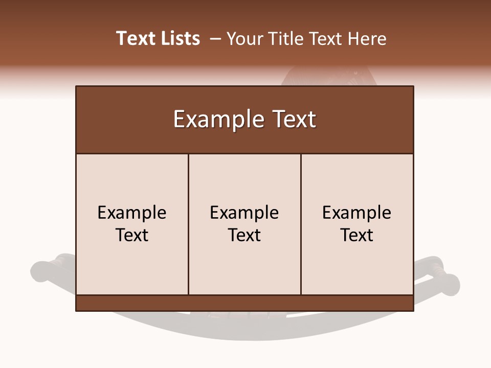 Wood Pony Vintage PowerPoint Template