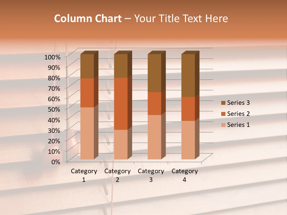 A Window With A Brown Blind And Two Brown Vases Hanging From It PowerPoint Template