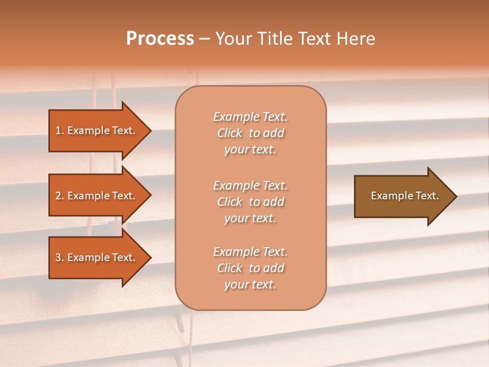 A Window With A Brown Blind And Two Brown Vases Hanging From It PowerPoint Template