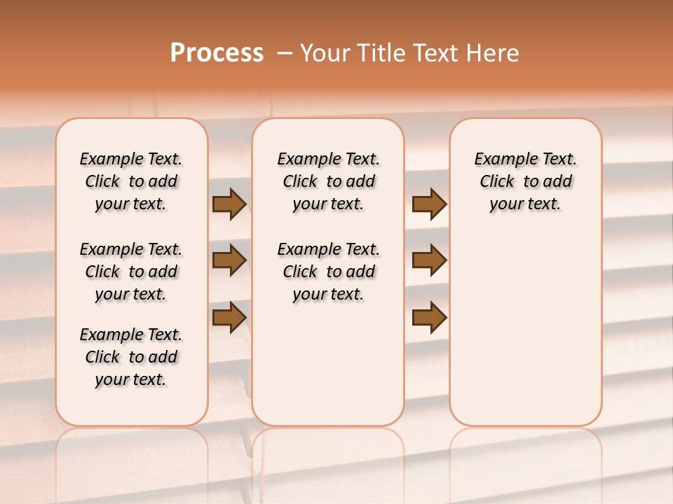 A Window With A Brown Blind And Two Brown Vases Hanging From It PowerPoint Template