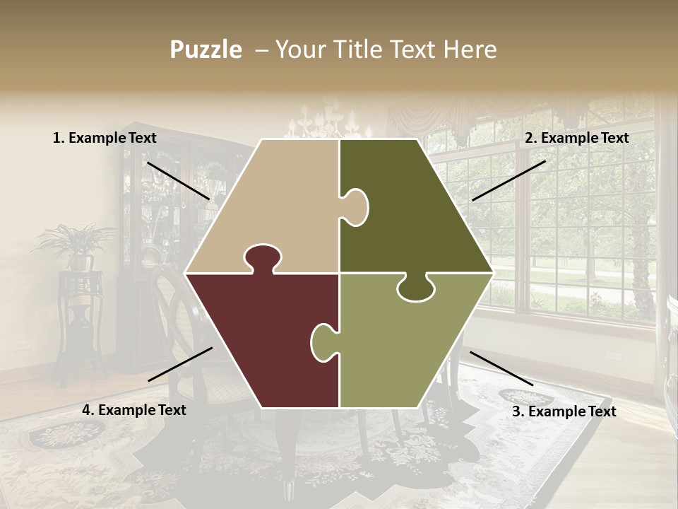 Chair Dwelling Suburbs PowerPoint Template