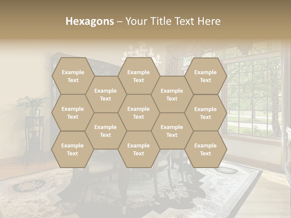 Chair Dwelling Suburbs PowerPoint Template