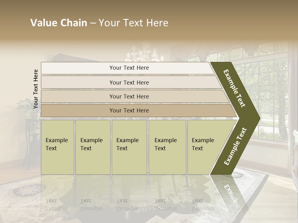 Chair Dwelling Suburbs PowerPoint Template