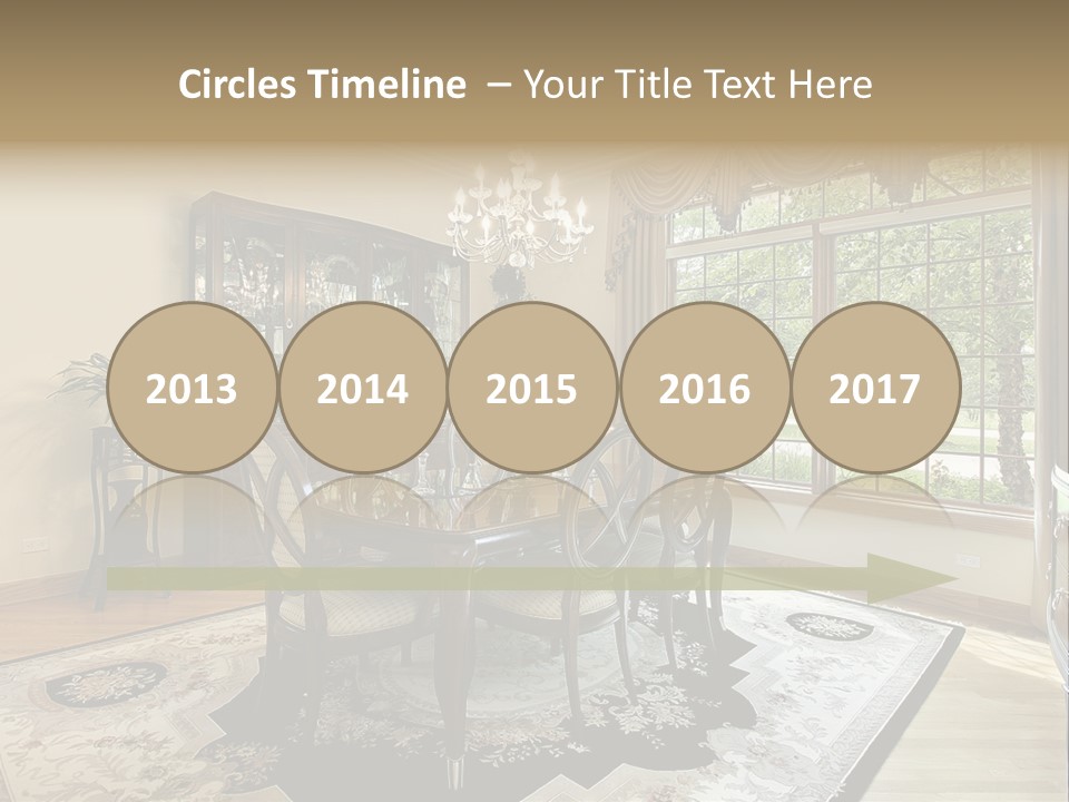 Chair Dwelling Suburbs PowerPoint Template