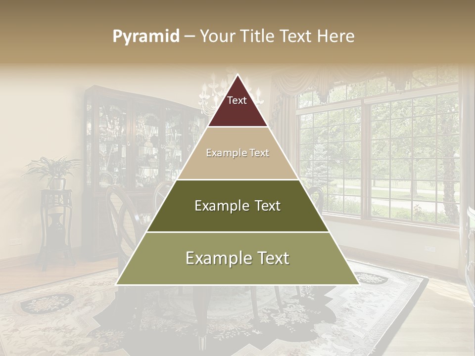 Chair Dwelling Suburbs PowerPoint Template