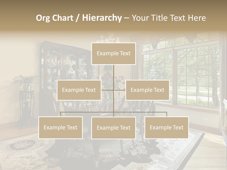 Chair Dwelling Suburbs PowerPoint Template