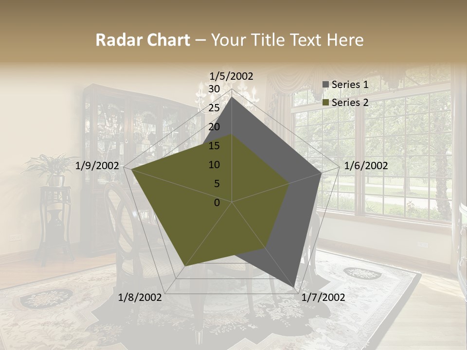Chair Dwelling Suburbs PowerPoint Template