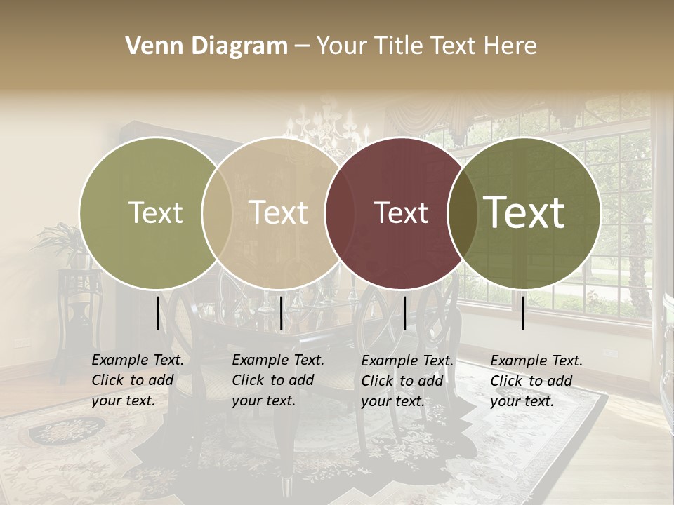 Chair Dwelling Suburbs PowerPoint Template
