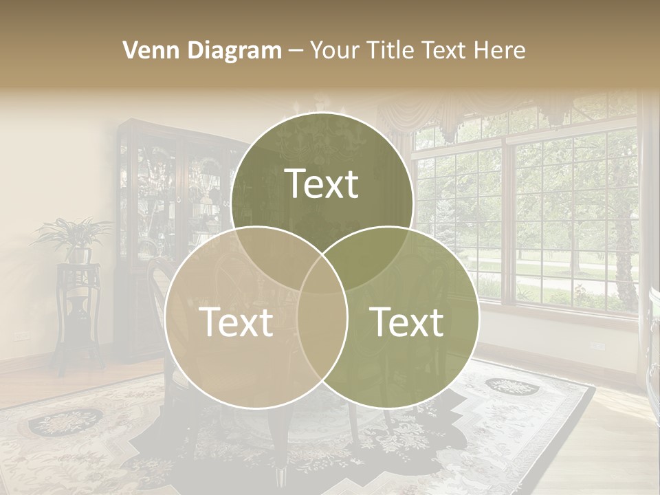 Chair Dwelling Suburbs PowerPoint Template