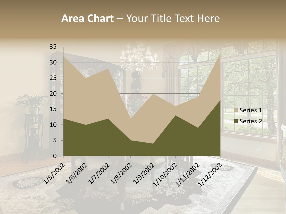 Chair Dwelling Suburbs PowerPoint Template