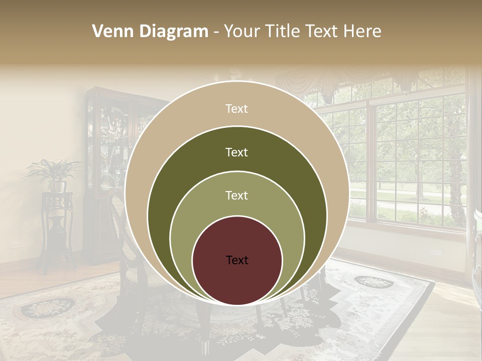 Chair Dwelling Suburbs PowerPoint Template