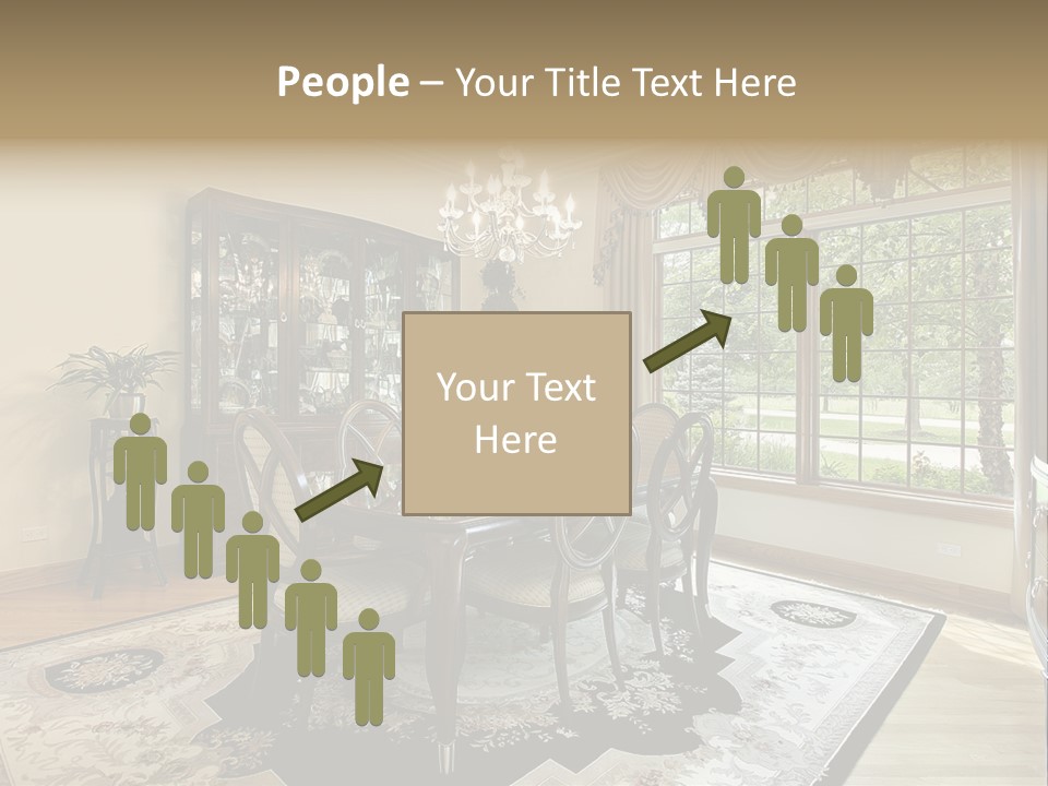 Chair Dwelling Suburbs PowerPoint Template