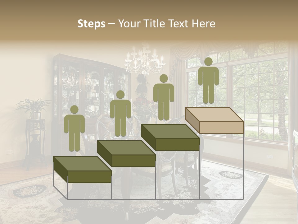 Chair Dwelling Suburbs PowerPoint Template
