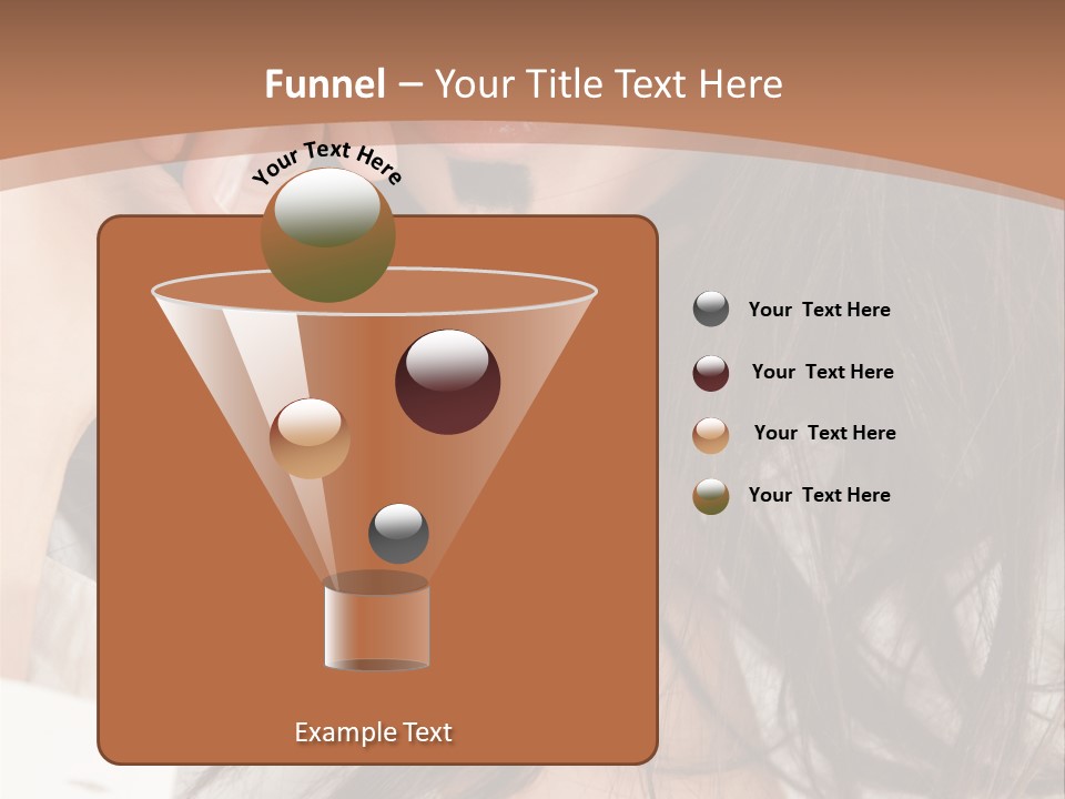 Young Mustaches Model PowerPoint Template