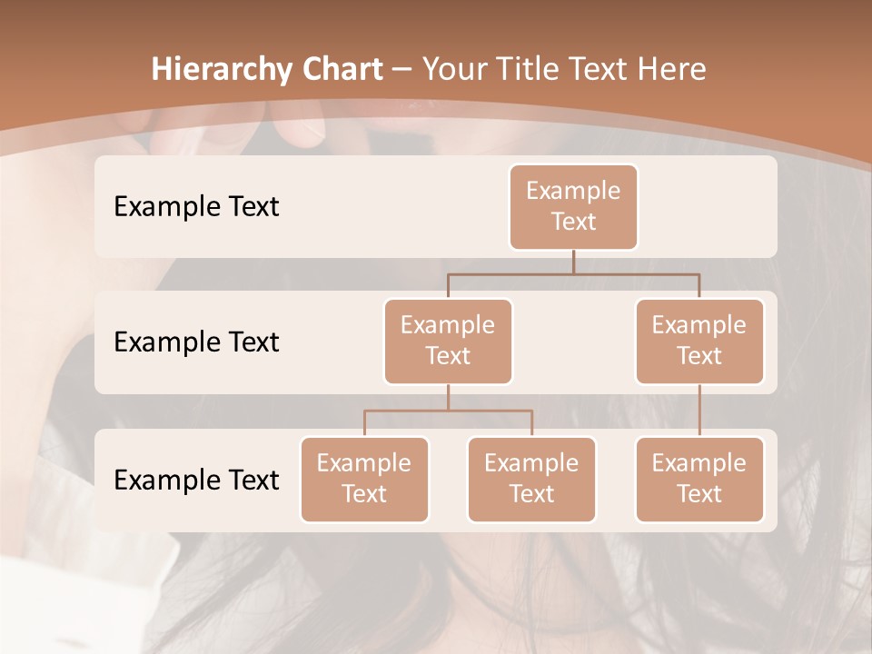 Young Mustaches Model PowerPoint Template