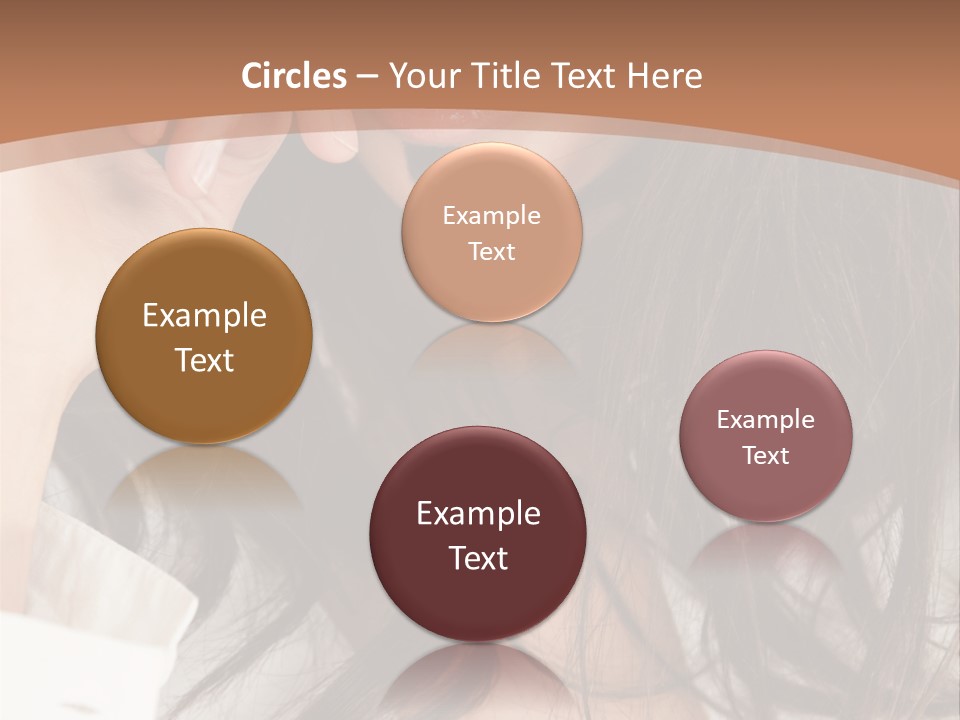 Young Mustaches Model PowerPoint Template