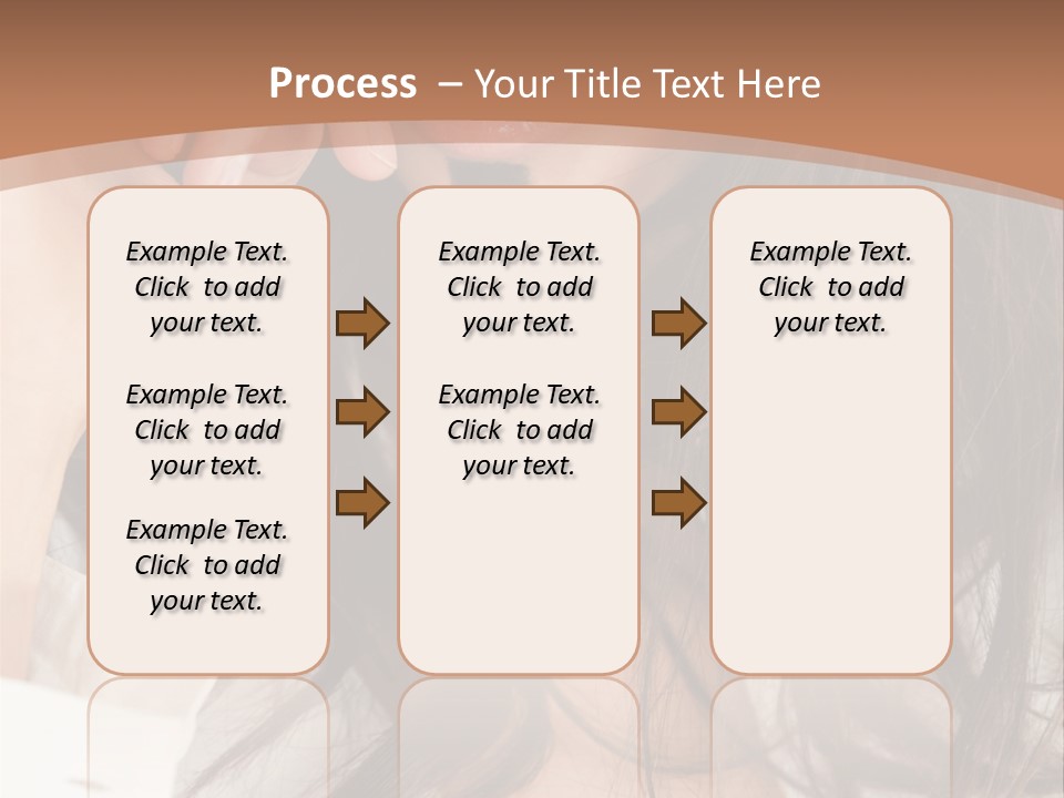 Young Mustaches Model PowerPoint Template