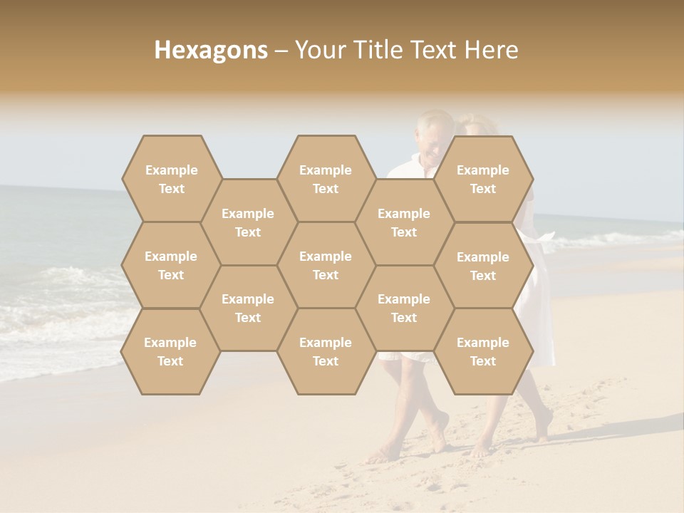 Woman Looking Vacation PowerPoint Template