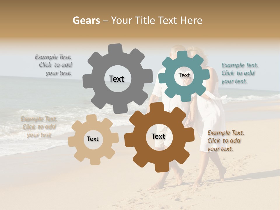 Woman Looking Vacation PowerPoint Template