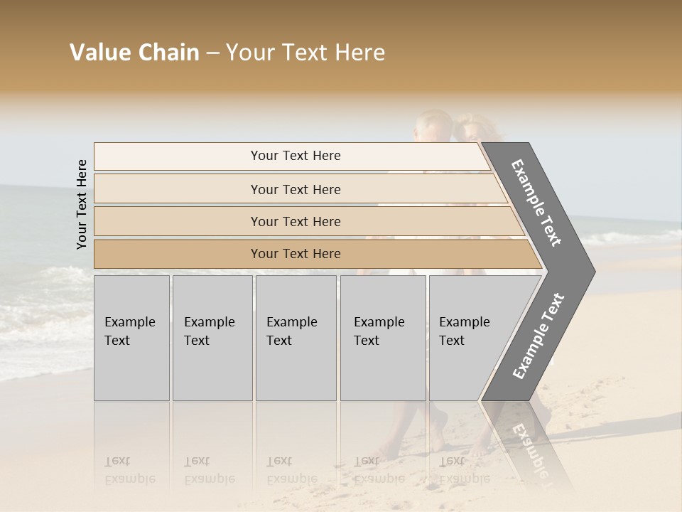 Woman Looking Vacation PowerPoint Template