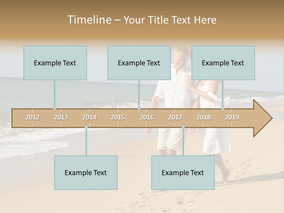 Woman Looking Vacation PowerPoint Template