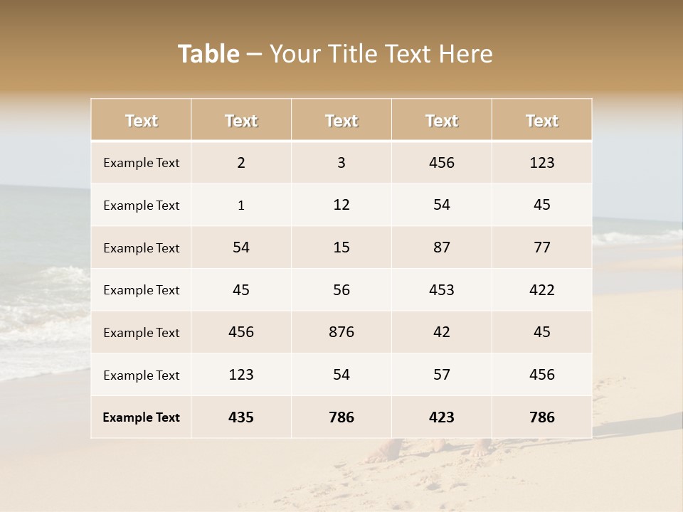 Woman Looking Vacation PowerPoint Template