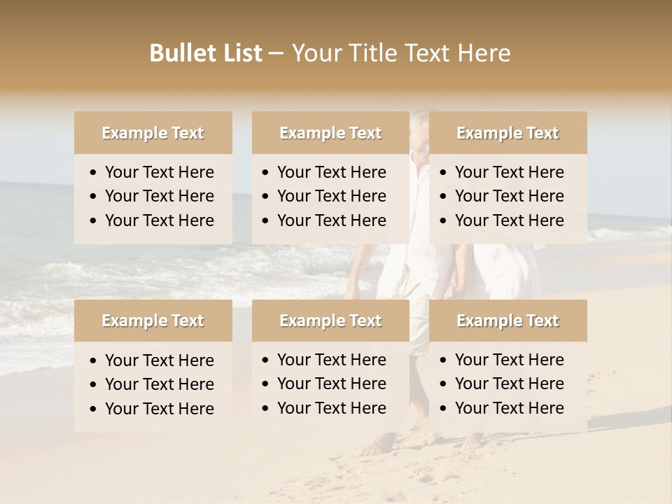 Woman Looking Vacation PowerPoint Template