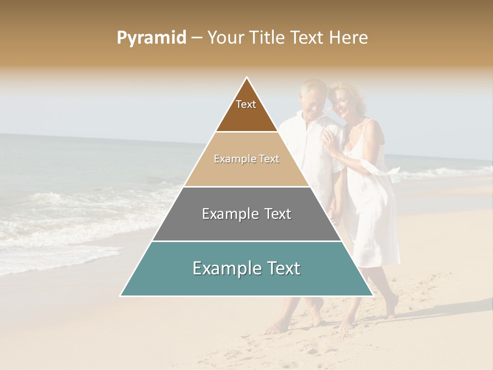 Woman Looking Vacation PowerPoint Template