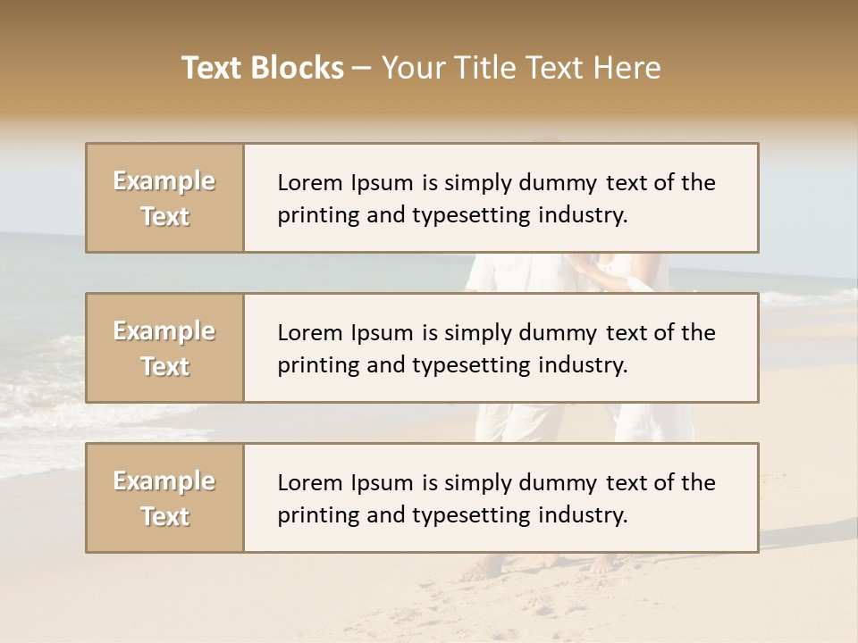 Woman Looking Vacation PowerPoint Template