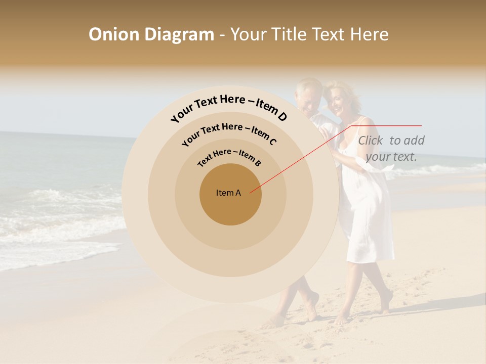 Woman Looking Vacation PowerPoint Template