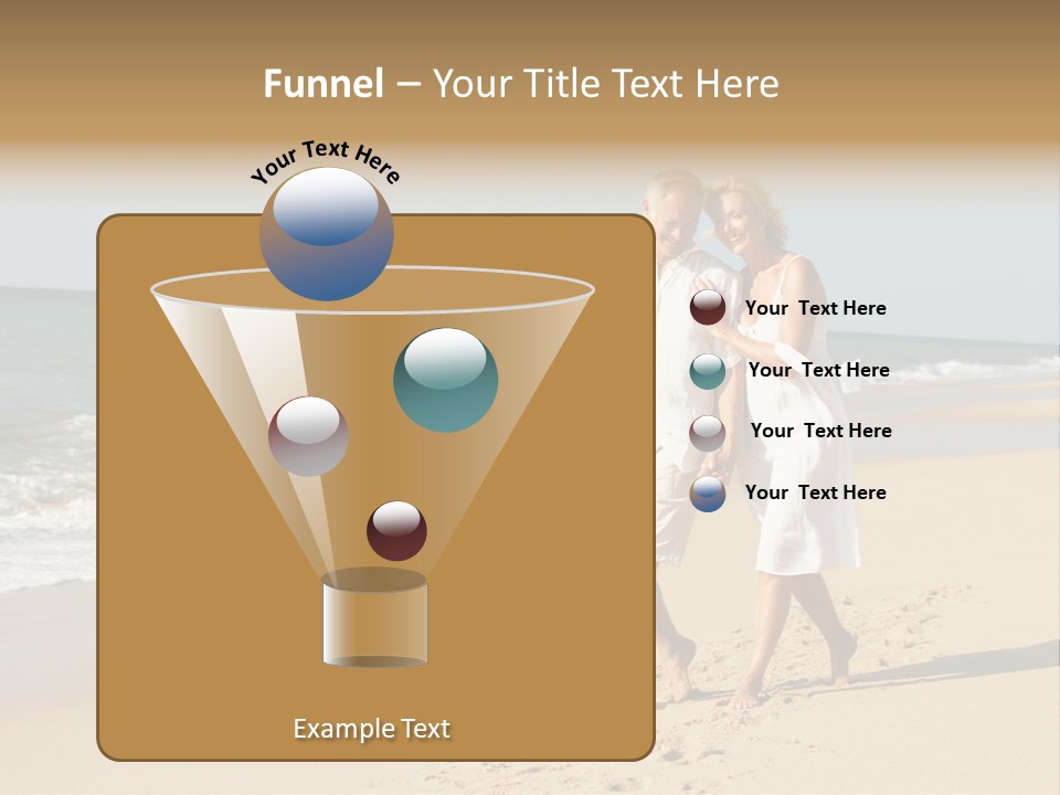 Woman Looking Vacation PowerPoint Template