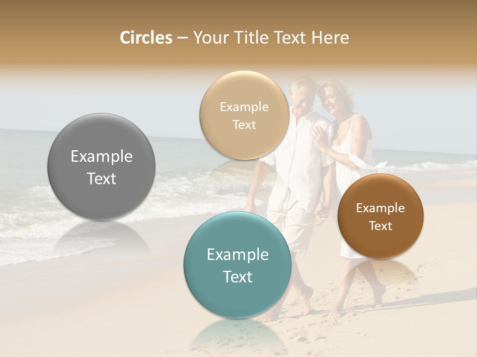 Woman Looking Vacation PowerPoint Template