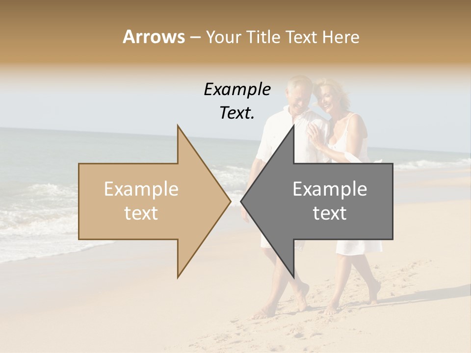 Woman Looking Vacation PowerPoint Template