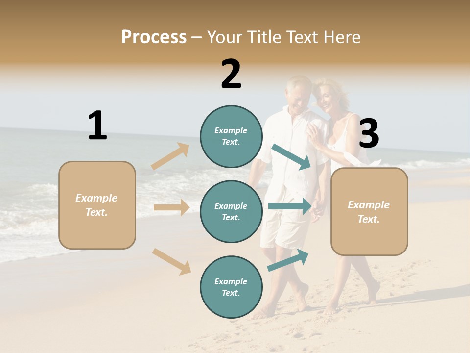 Woman Looking Vacation PowerPoint Template