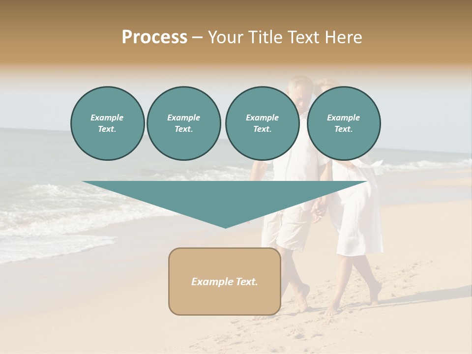 Woman Looking Vacation PowerPoint Template