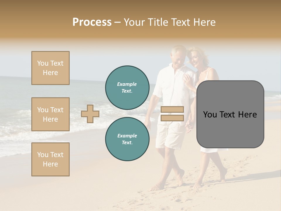 Woman Looking Vacation PowerPoint Template