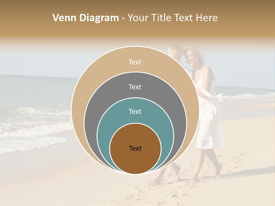 Woman Looking Vacation PowerPoint Template