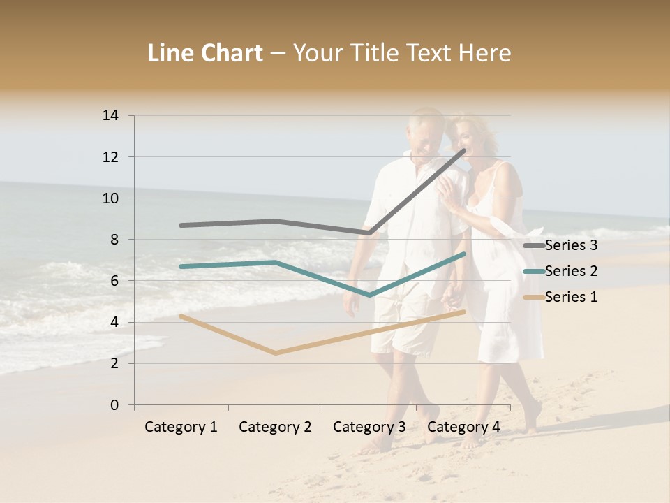 Woman Looking Vacation PowerPoint Template