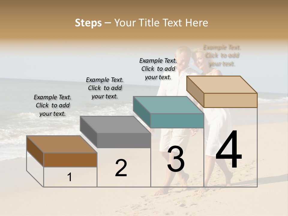 Woman Looking Vacation PowerPoint Template