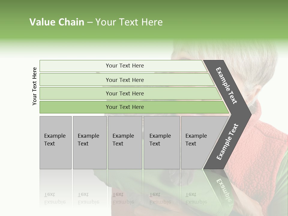 Lady Foot Background PowerPoint Template